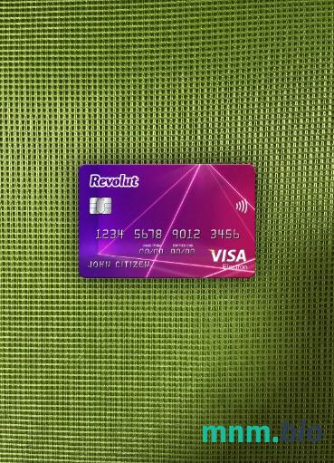 United Kingdom Revolut wygląd zdjęcia karty wizowej skan PSD + zdjęcie
